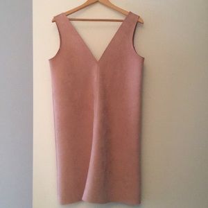 Zara faux suede dress/tunic
